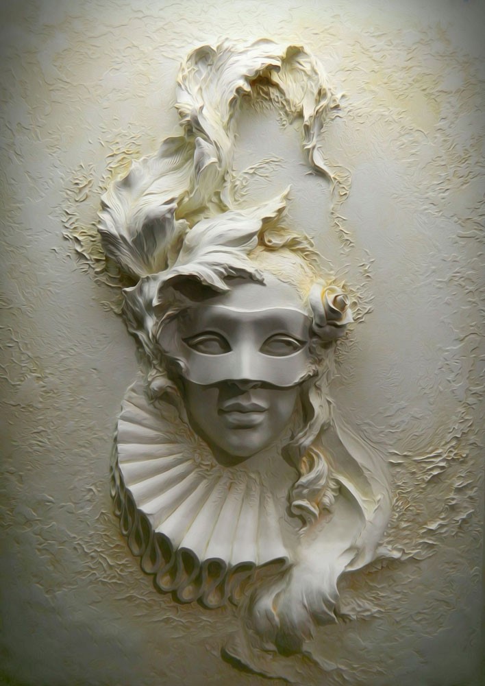 Sculptuurbehangmodel