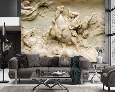 Sculptuur Look Wallpaper Model