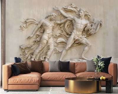 Sculptuur Look Wallpaper Afbeelding