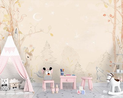 Babykamer Wallpaper Afbeeldingen