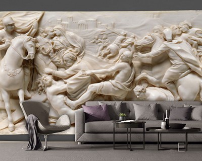 Sculptuur Look Wallpaper Model