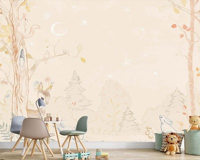 Babykamer Wallpaper Afbeeldingen