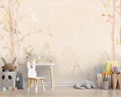 Babykamer Wallpaper Afbeeldingen