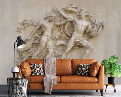 Sculptuur Look Wallpaper Afbeelding