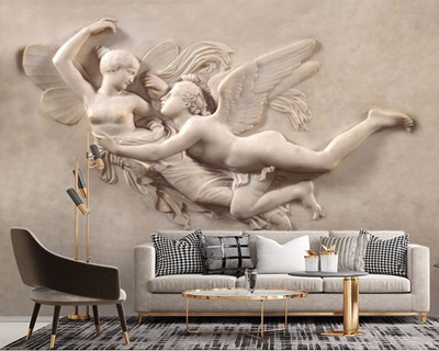 Sculptuur Look Wallpaper Afbeelding