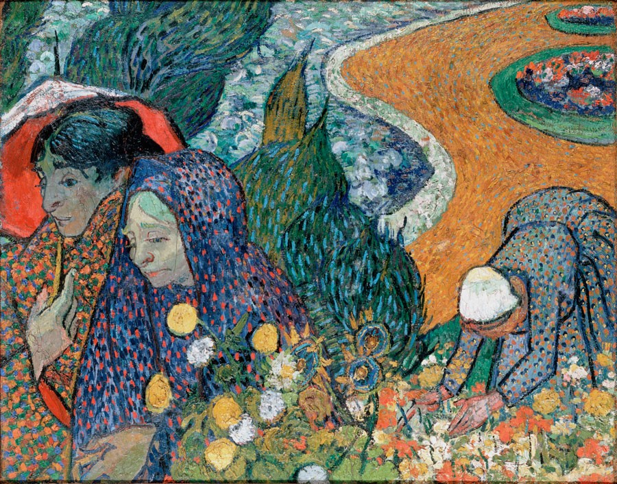 Van Gogh Familie schilderij behang