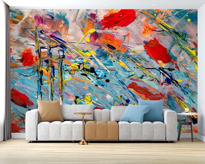 Canvas Schilderij Wallpaper Afbeelding