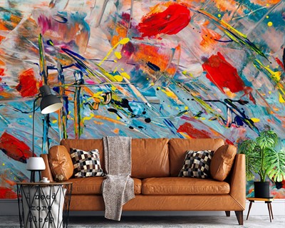 Canvas Schilderij Wallpaper Afbeelding