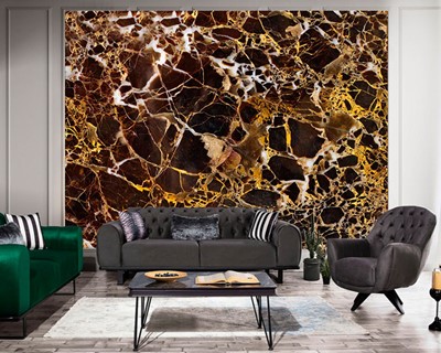 Goud gestreepte textuur achtergrondbehang