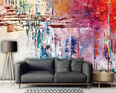 Kleurrijke Textuur Achtergrond Behang