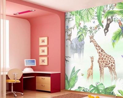 Wild Nature Creatures Kinderkamer Behang