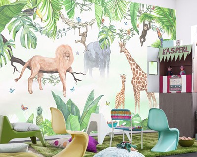 Wild Nature Creatures Kinderkamer Behang