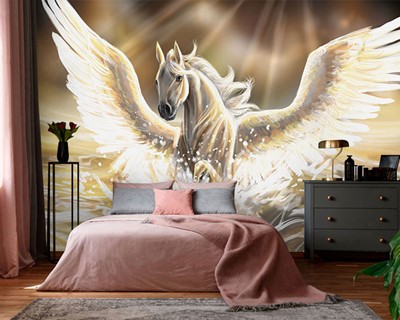Pegasus Paard Foto Wallpaper