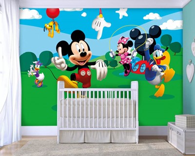 mickey mouse behang