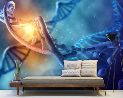 genetische helix wallpaper