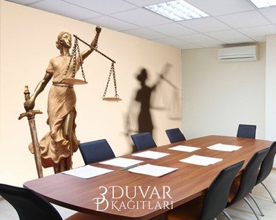 advocaat kantoor behang
