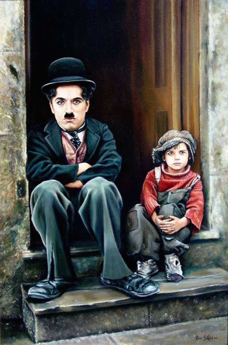  Charlie Chaplin behang
