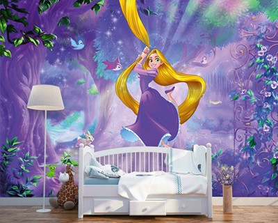Rapunzel behang