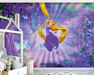 Rapunzel behang