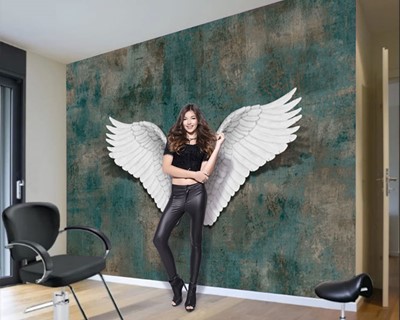 3D Angel Wings Wallpaper