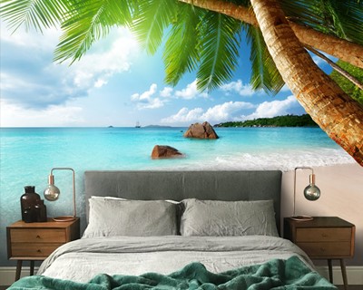 3D Sea Palm View-achtergronden