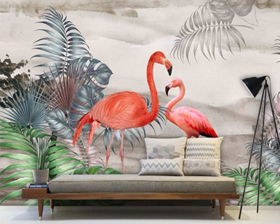 Flamingo Bird Wallpaper 3D