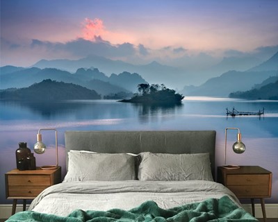 Exotische Lake View Wallpaper