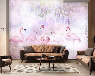 Flamingo muur posters