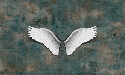 3D Angel Wings Wallpaper