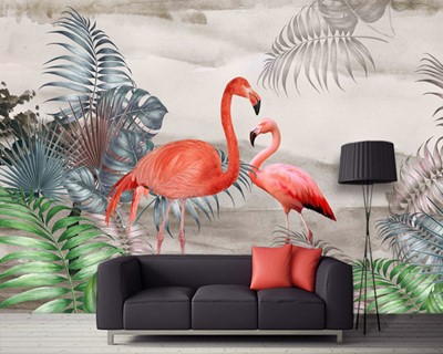 Flamingo Bird Wallpaper 3D