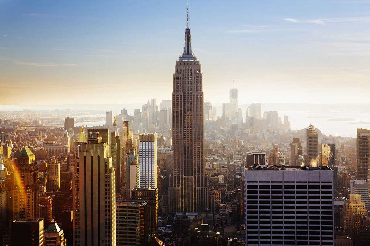 3D New York City-achtergrond