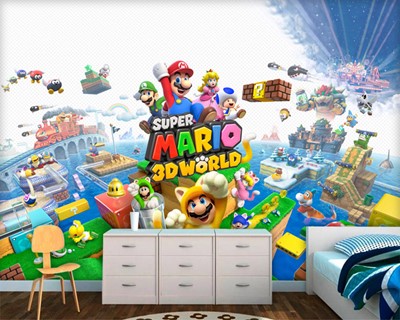 Mario thema muur poster