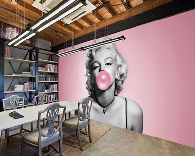 Pink Gum Pops Marilyn Monroe achtergrond