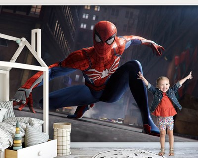 Spiderman Foto Kinderkamer Behang