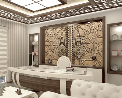 3D Seljuk-patroonbehang