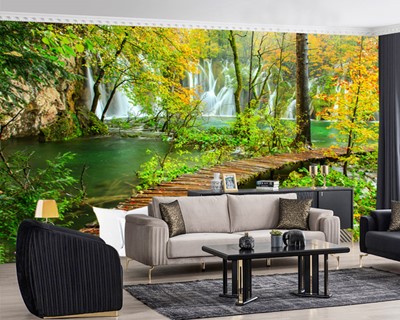 bos wandelpad behang