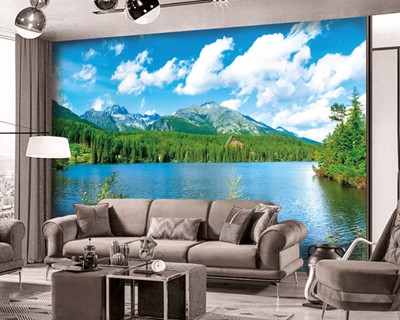 Winter Bos Behang