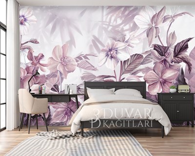 3D Bloemen Foto Wallpaper