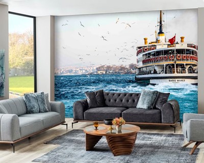 Istanboel Veerboot Landschap Wallpapers