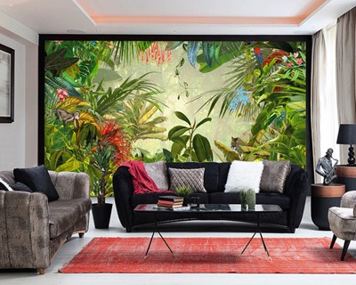 Tropisch Jungle Behang voor Kinderkamer