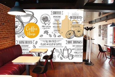 Koffie Menu Wallpaper Modellen