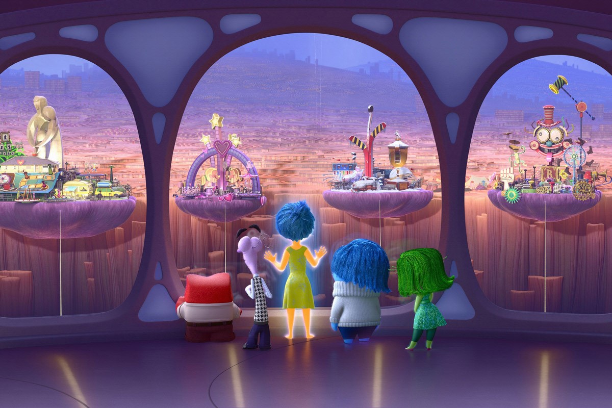 Inside Out Animatiefilm Achtergrond