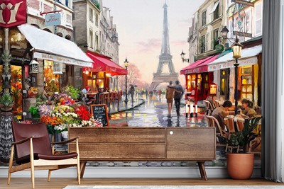 Parijs Foto Wallpaper 3D