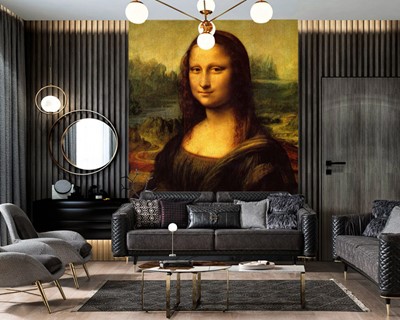 mona lisa foto behang