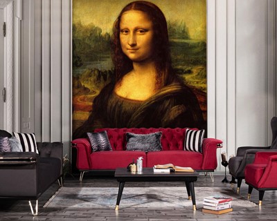 mona lisa foto behang