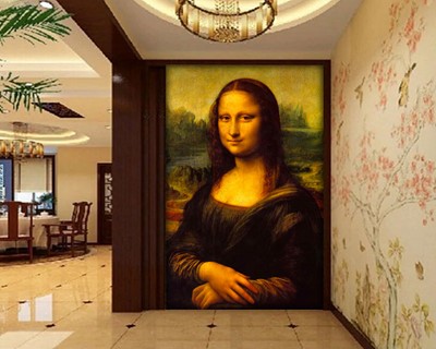 mona lisa foto behang