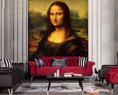 mona lisa foto behang