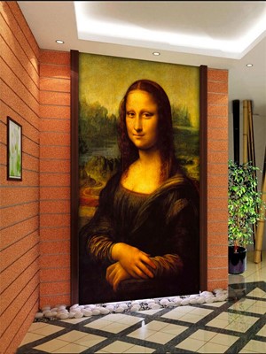 mona lisa foto behang