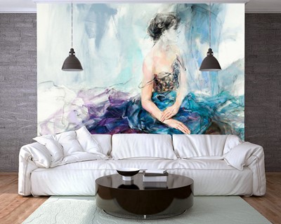 Canvasbehang met thema voor dames