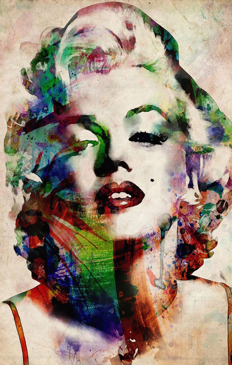 Marilyn Monroe canvas behang
